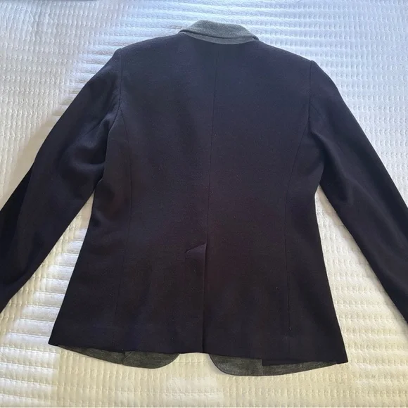 J. Crew Charcoal & Navy Colorblock Blazer - Picture 2 of 4